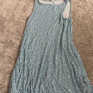 Old Navy Blue Floral Dress